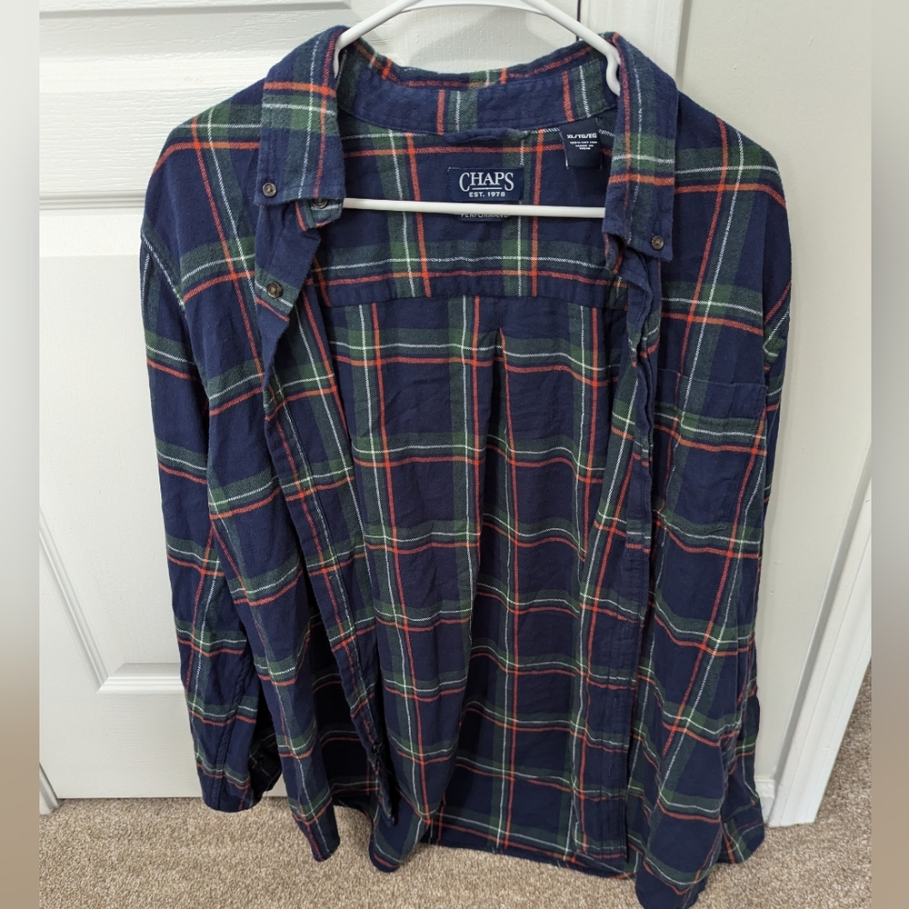 Chaps Button Down XL Flannel